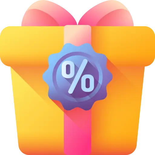 Ikona animowanego pudełka prezentowego z kokardą